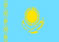 Flag of Kazakhstan.